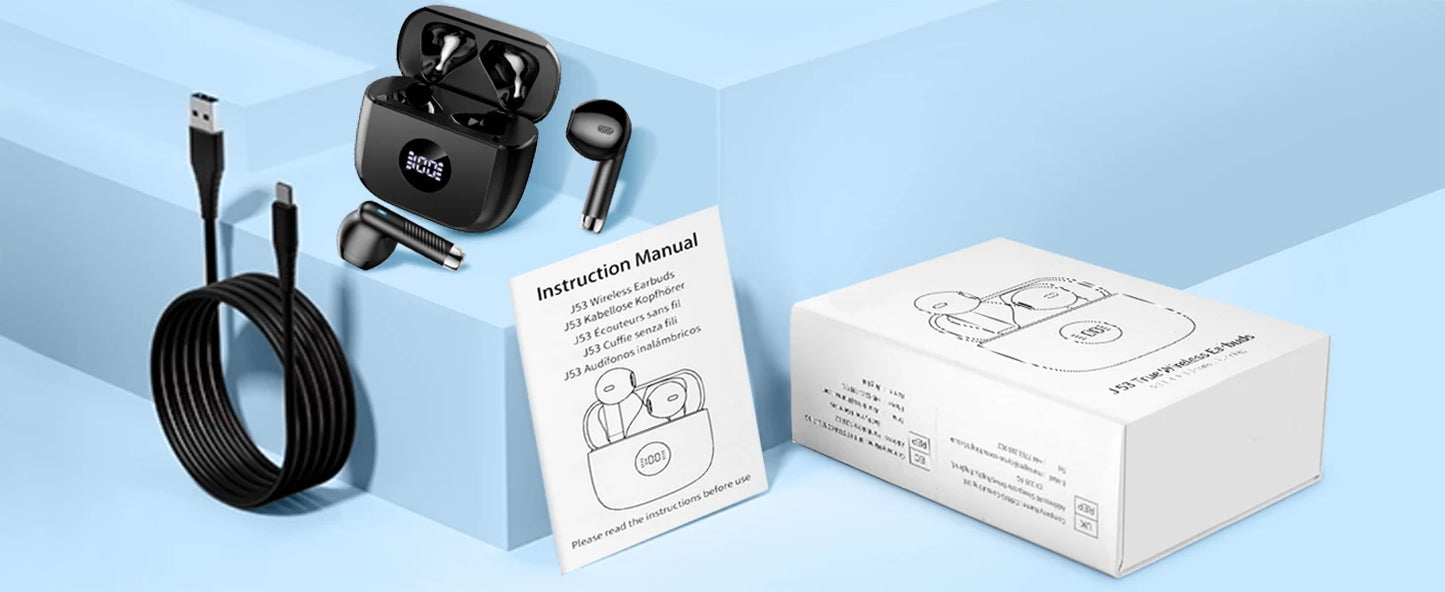 Wireless Earbuds, 40H Playback Headphones.